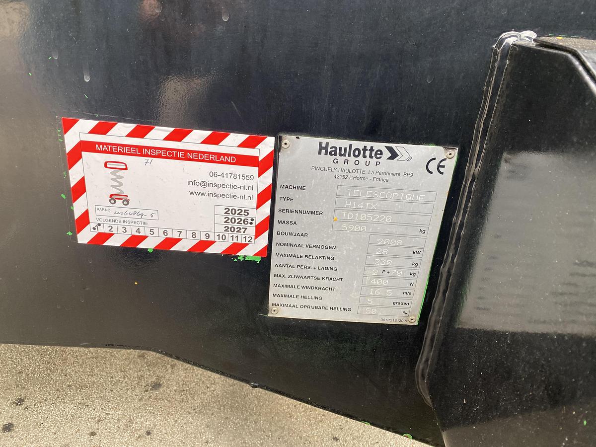 Gebruikt 2008 Haulotte H14TX, Hoogwerker, 14 meter