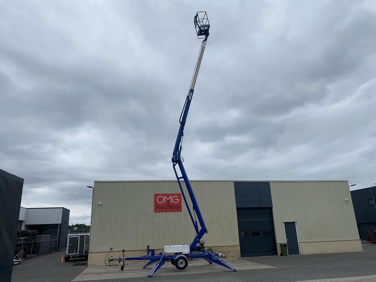 Gebruikt 2002 Niftylift 170 HDE, Aanhanger hoogwerker, 17 meter