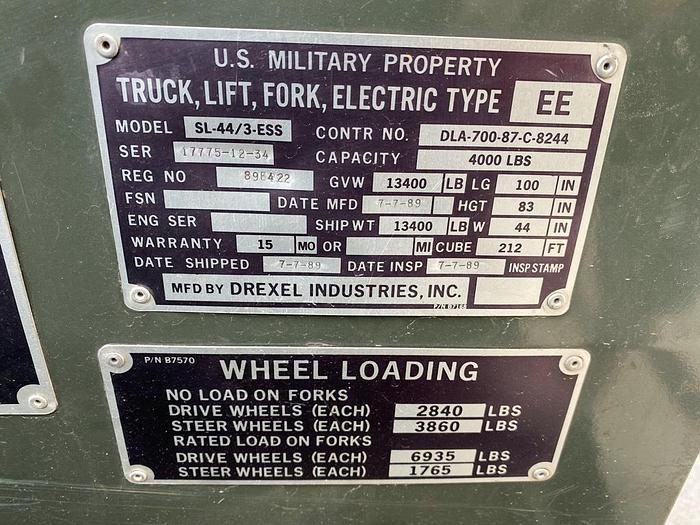 Gebruikt Drexel Heftruck, Zijlader, Pivot mast, elektro