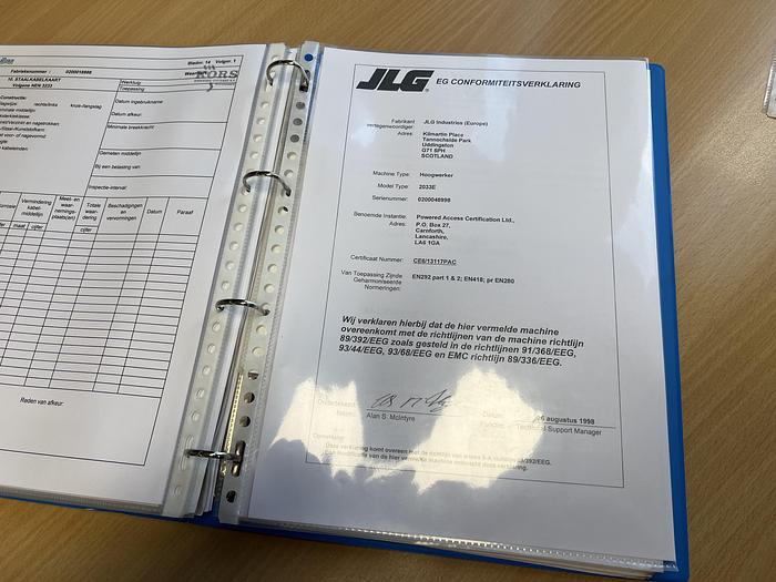 Gebruikt 1998 JLG 2033-E, Schaar hoogwerker, 8 meter