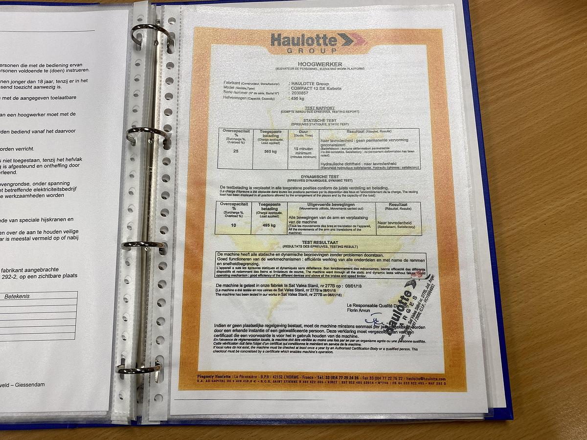 Gebruikt Haulotte Compact 12DX, Schaar hoogwerker, 4X4 Diesel