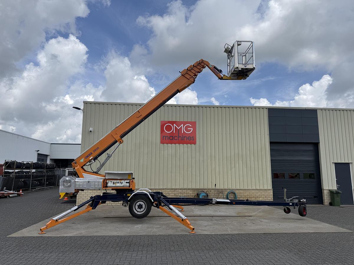 Gebruikt 2010 Omme 2900 EBDZ, Aanhanger hoogwerker, 29 meter
