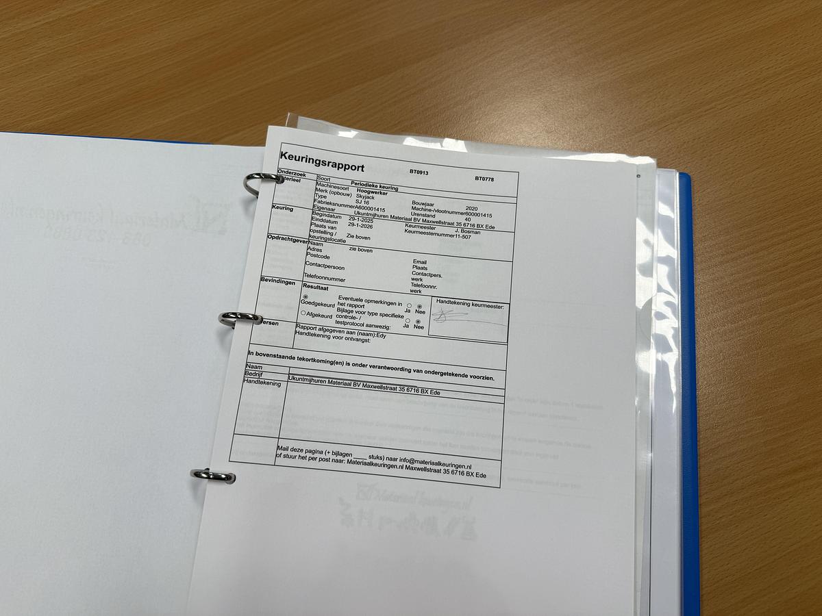 Gebruikt 2020 Skyjack Skyjack  SJ16, hoogwerker, personenlift, 6,8 meter