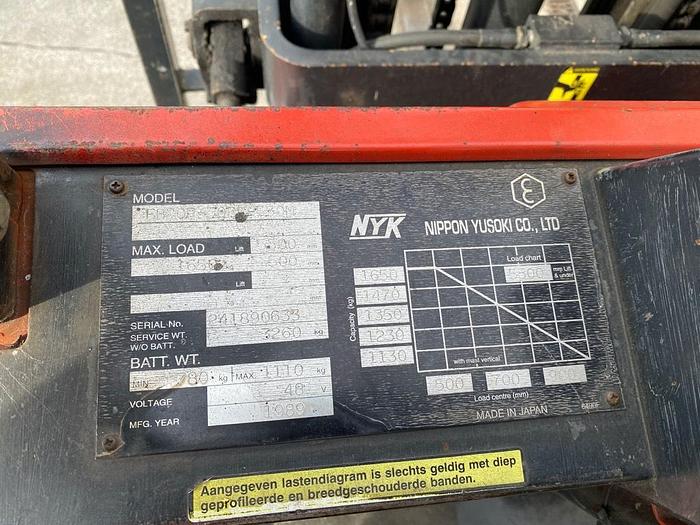 Gebruikt NYK, NIPPON FB20P, Heftruck, 2 ton, elektro