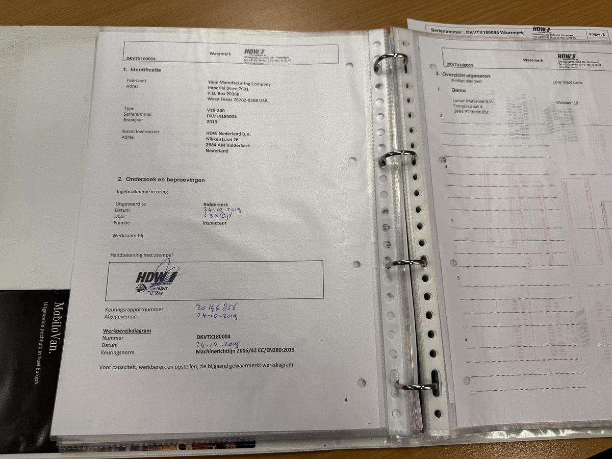 Gebruikt 2018 Versalift VTX-240, Auto hoogwerker