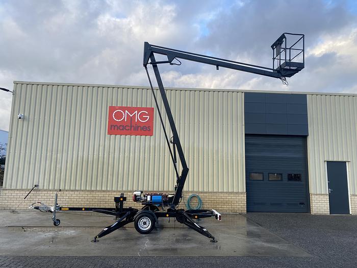 Gebruikt 2002 Niftylift 120HPE, Aanhanger hoogwerker, 12 meter