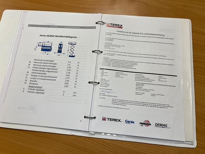 Gebruikt Genie GS 2032, Schaar hoogwerker, 8 meter