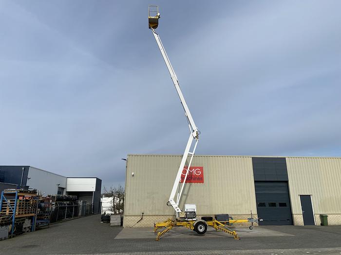 Gebruikt 1999 Custers R17, Aanhangwagen hoogwerker, 17 meter