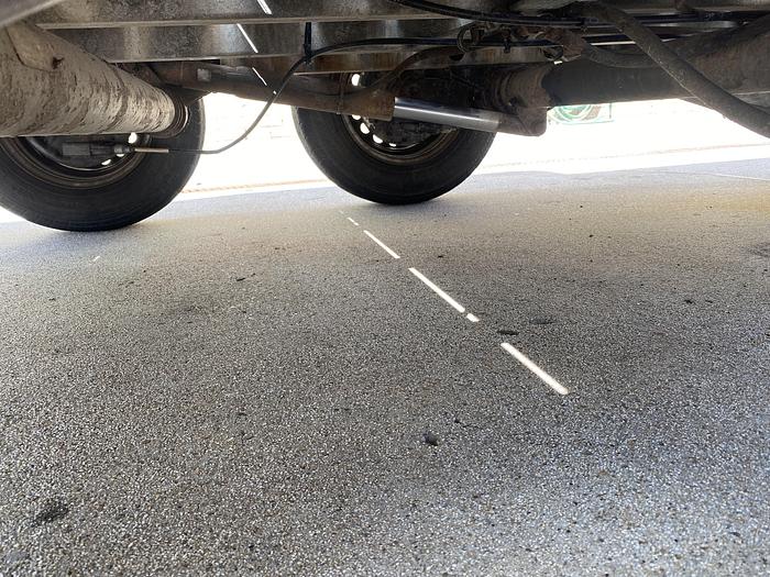 Gebruikt 2004 Humbaur Machinetransporter, Hydraulisch zakbaar, aanhangwagen