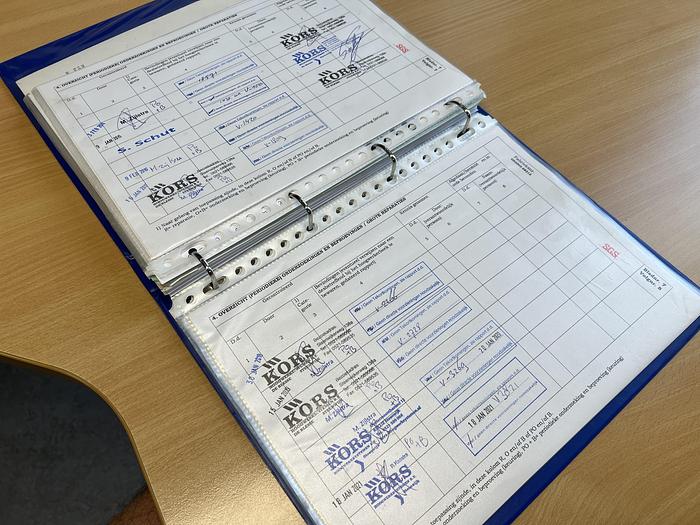 Gebruikt Genie GS-1932, Schaarhoogwerker, 8 meter