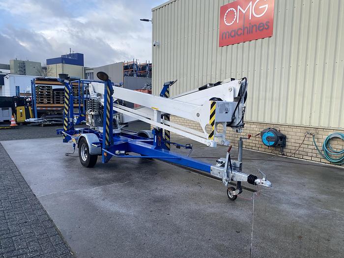 Gebruikt 2003 Custers R17EHS, Aanhangwagen hoogwerker, 17 meter