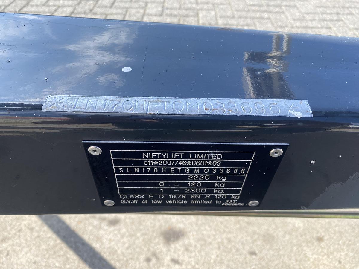 Gebruikt 2016 Niftylift 170HET MK1B, Aanhanger hoogwerker, 17 meter