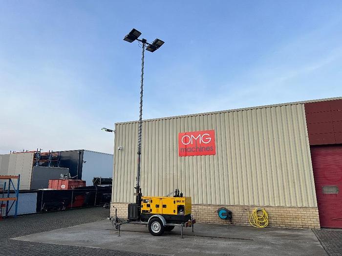 Gebruikt Atlas Copco QAS 14, Generator + Lichtmast / Light tower