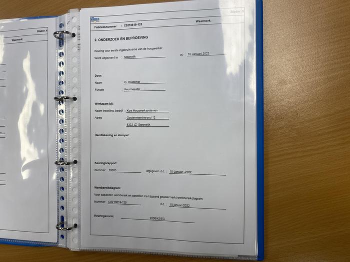 Gebruikt 2021 Dingli AMWP 9.5-1200