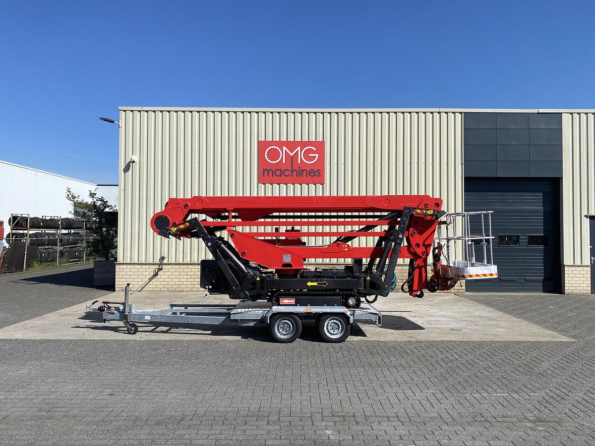 Gebruikt 2012 Platform Basket Spider 22.10, Spin hoogwerker met aanhangwagen