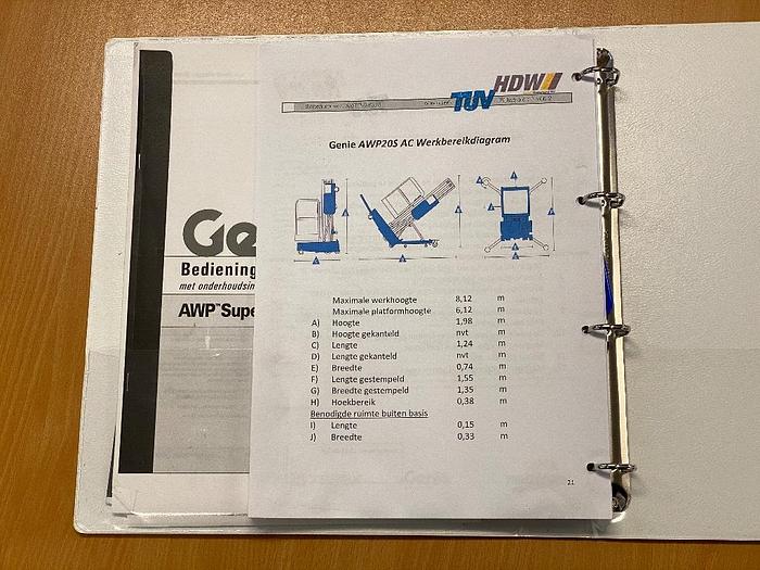 Gebruikt Genie AWP 20 S, hoogwerker, 8 meter