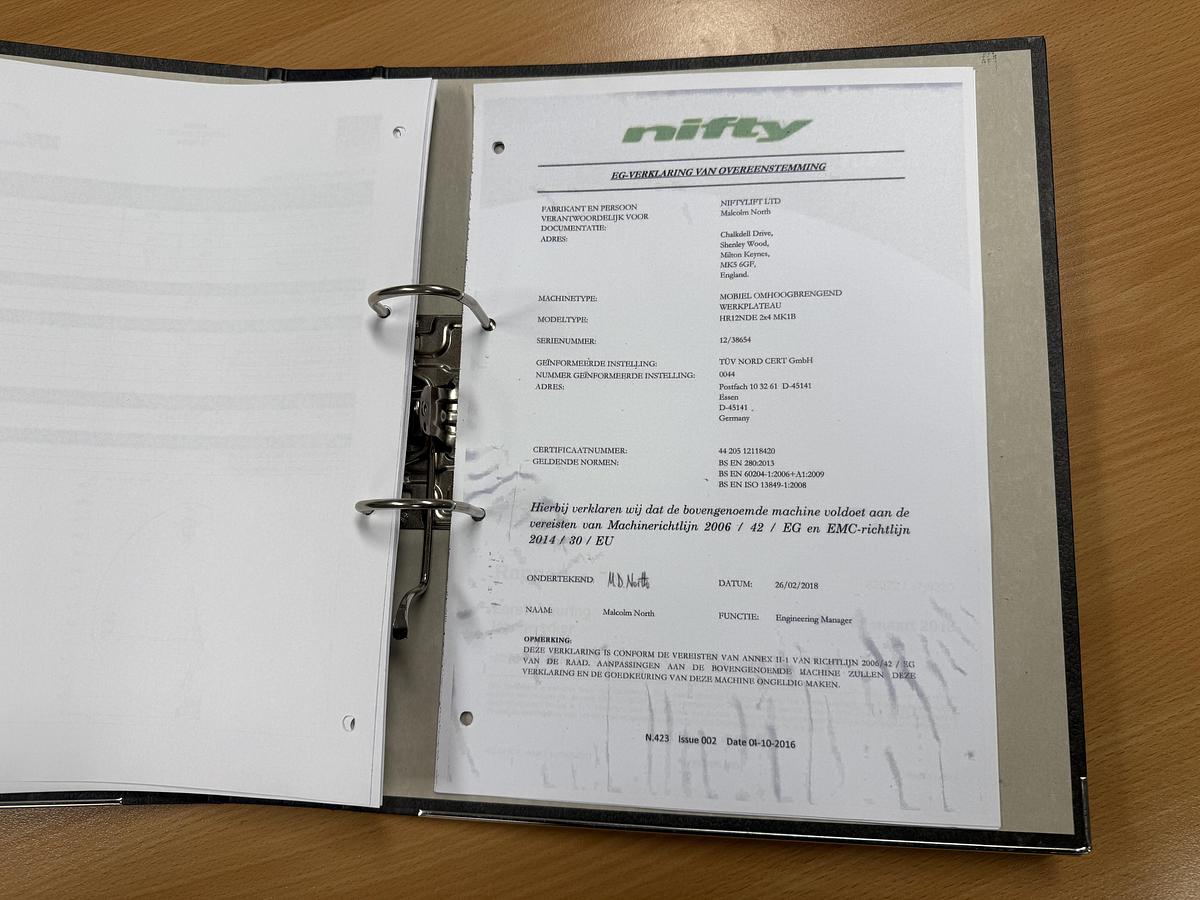 Gebruikt 2018 Niftylift HR12NDE, Hoogwerker, 12 meter