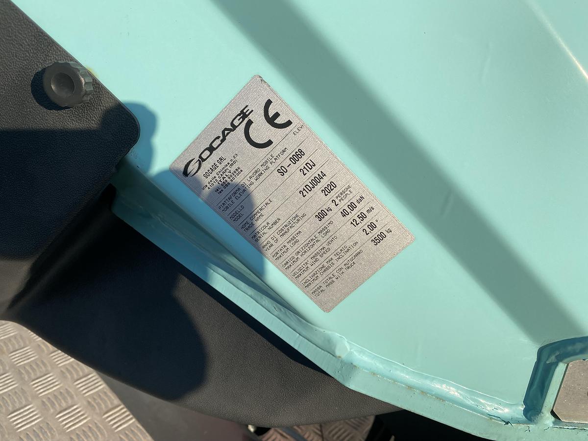 Gebruikt 2020 Socage 21DJ, Autohoogwerker, 21 meter