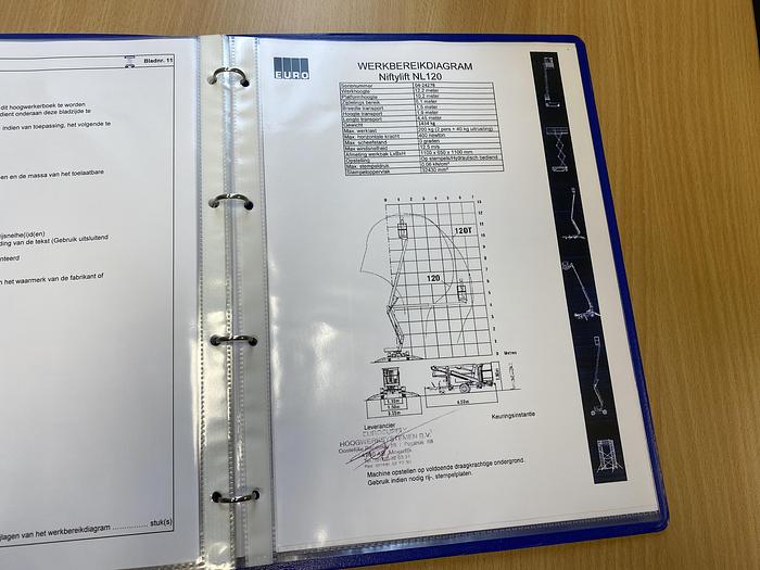 Gebruikt 2014 Niftylift 120TPE, Aanhanger hoogwerker, 120 meter