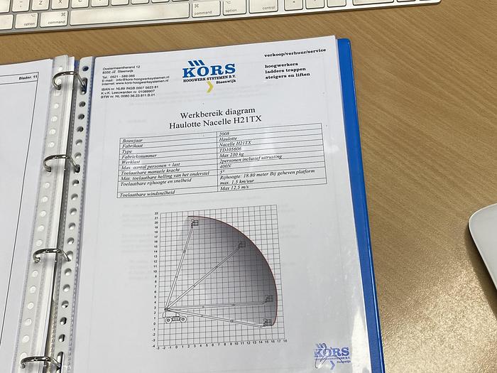 Gebruikt 2008 Haulotte H21 TX, Hoogwerker, 4x4