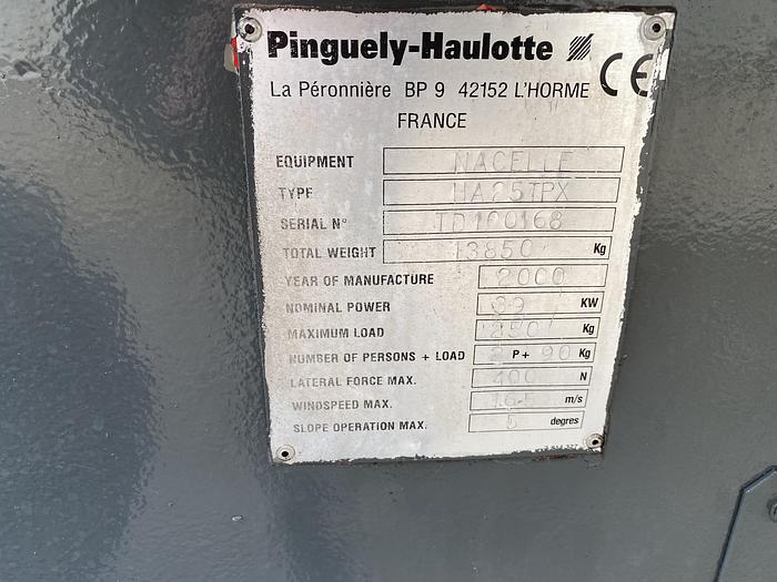 Gebruikt 2000 Haulotte HA25TPX, Hoogwerker, 4x4, 25 meter