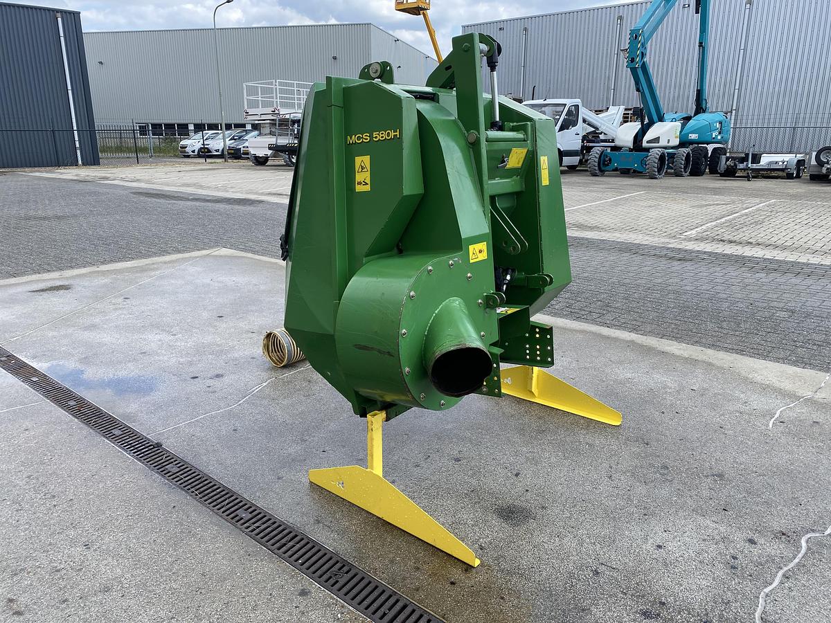 Gebruikt 2008 John Deere MCS 580 H, Hoogkieper, Opvangbak + afzuiging