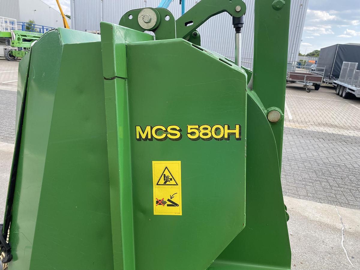 Gebruikt 2008 John Deere MCS 580 H, Hoogkieper, Opvangbak + afzuiging