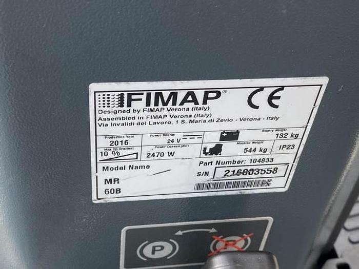 Gebruikt Fimap Opzit schrobmachine, 60cm. Accu