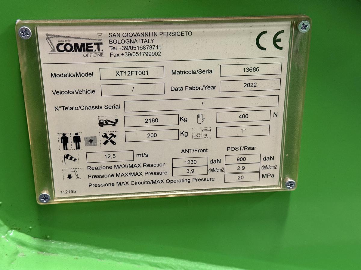 Gebruikt 2023 Comet Leopard 18, Spin Hoogwerker, 4 stuks