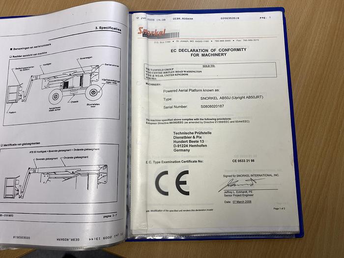 Gebruikt 2008 Snorkel AB50JRTKU, Hoogwerker, 4x4, 17 meter