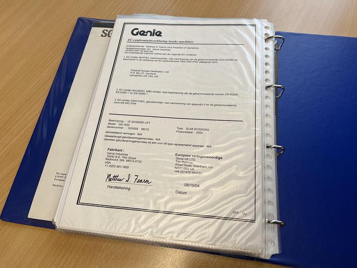 Gebruikt Genie GS-1932, Schaarhoogwerker, 8 meter