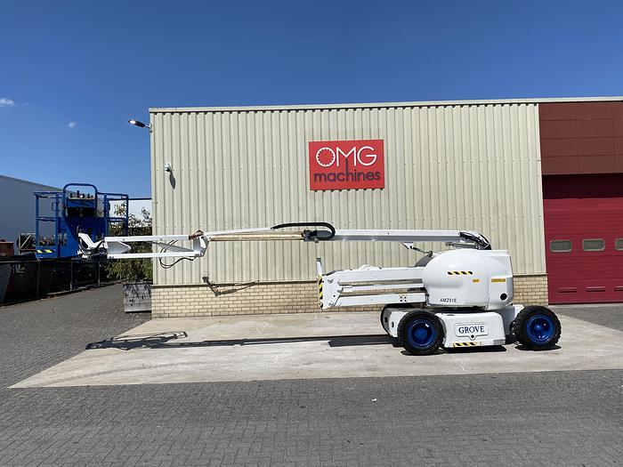 Gebruikt 1997 Grove AMZ51E Hoogwerker, 15,5 meter, Hybrid