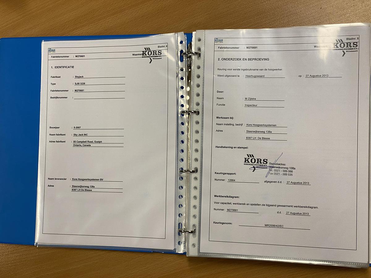 Gebruikt 2007 Skyjack SJIII3226M, Schaar hoogwerker, 10 meter