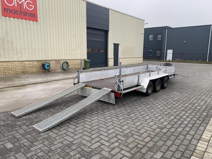 Gebruikt 2002 Weijer Aanhangwagen, 3500 kg. 5 meter, 3 Asser.