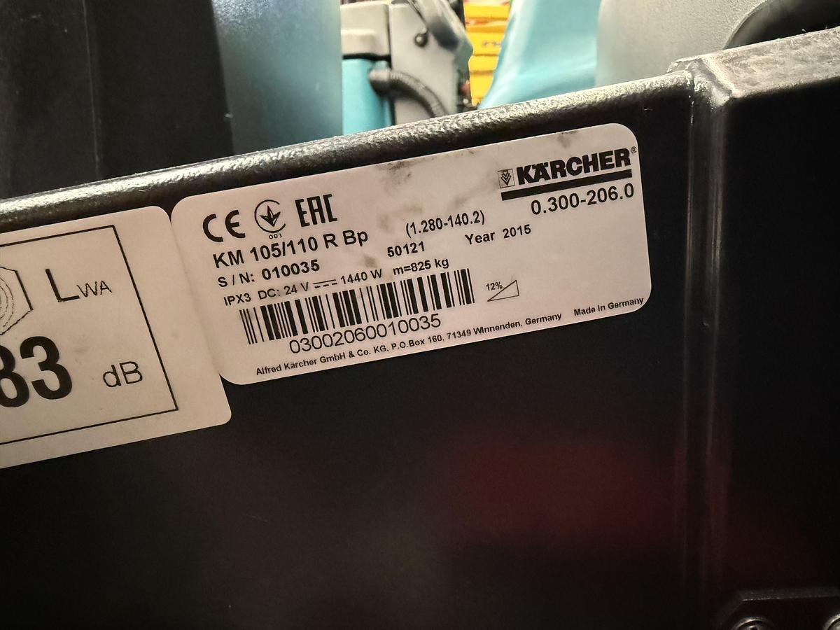 Gebruikt 2015 Karcher KM 105/110 R Bp, Veegmachine, hoogkieper