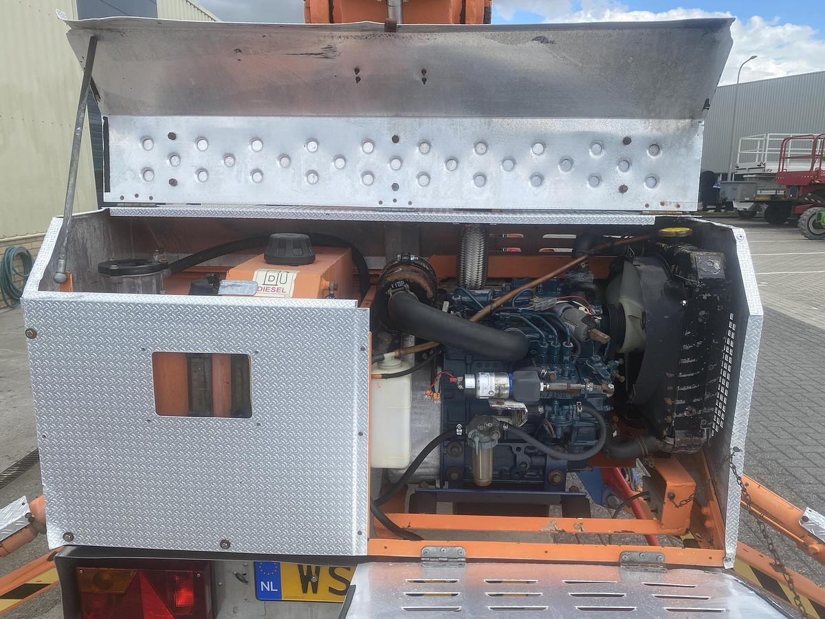 Gebruikt 1997 Omme 2500 EBDZ, Aanhanger hoogwerker