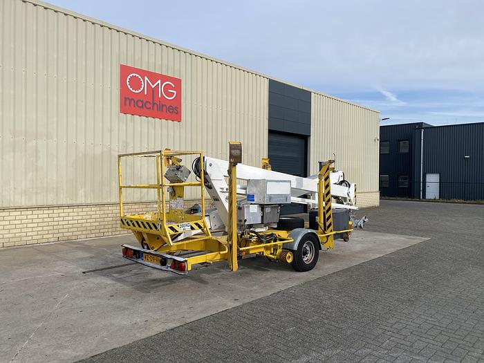 Gebruikt 1999 Custers R17, Aanhangwagen hoogwerker, 17 meter