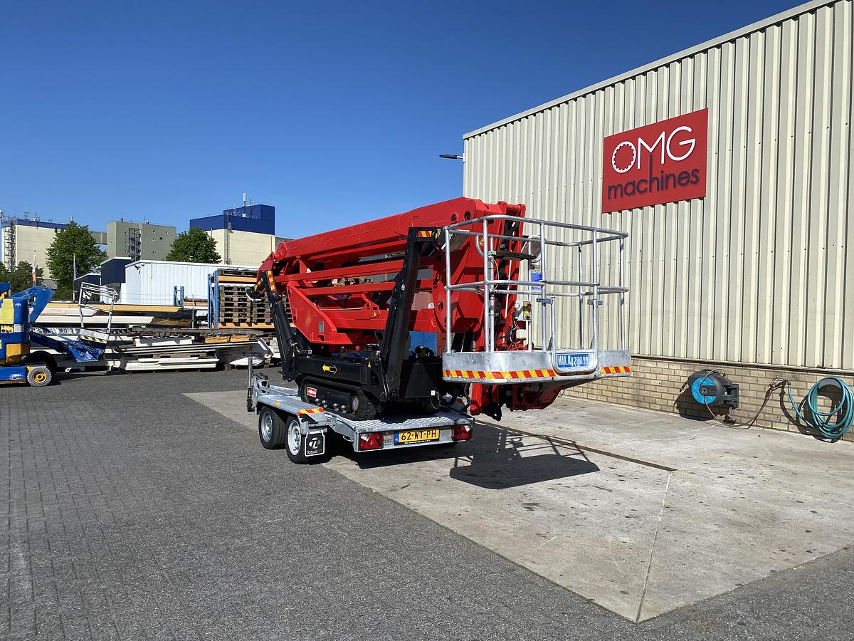 Gebruikt 2012 Platform Basket Spider 22.10, Spin hoogwerker met aanhangwagen