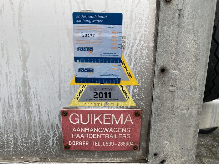 Gebruikt 2002 Weijer Aanhangwagen, 3500 kg. 5 meter, 3 Asser.