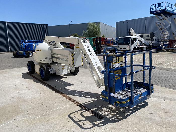 Gebruikt 1997 Grove AMZ51E Hoogwerker, 15,5 meter, Hybrid