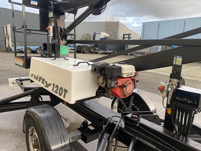 Gebruikt 2002 Niftylift 120HPE, Aanhanger hoogwerker, 12 meter