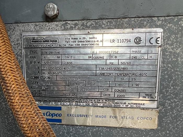 Gebruikt Atlas Copco QAS 14, Generator + Lichtmast / Light tower