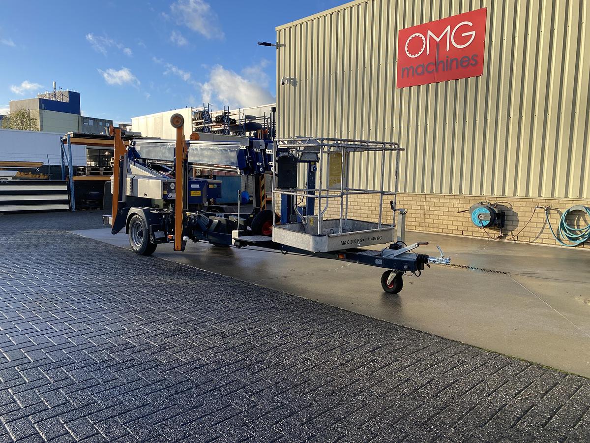 Gebruikt 2019 Omme 1650EB, Aanhanger hoogwerker, 16,5 meter