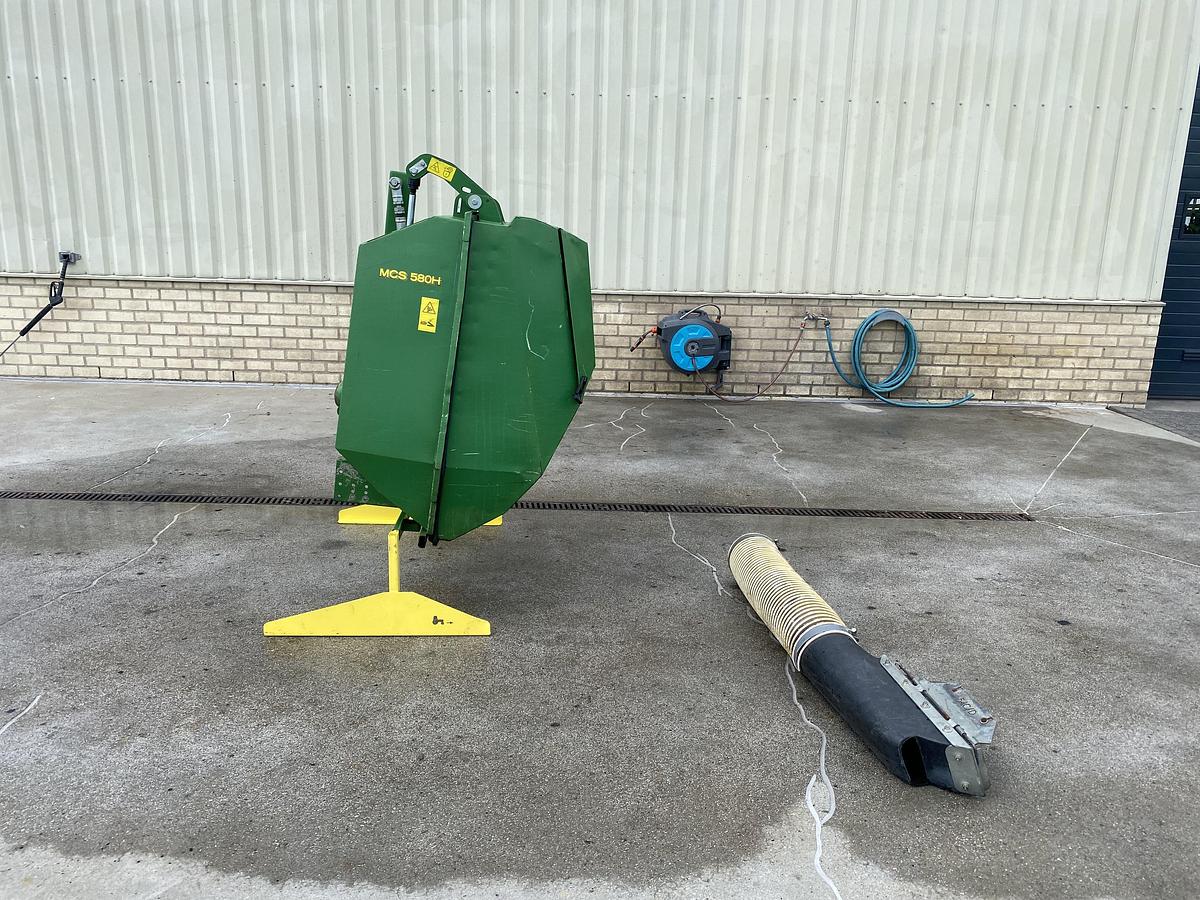 Gebruikt 2008 John Deere MCS 580 H, Hoogkieper, Opvangbak + afzuiging