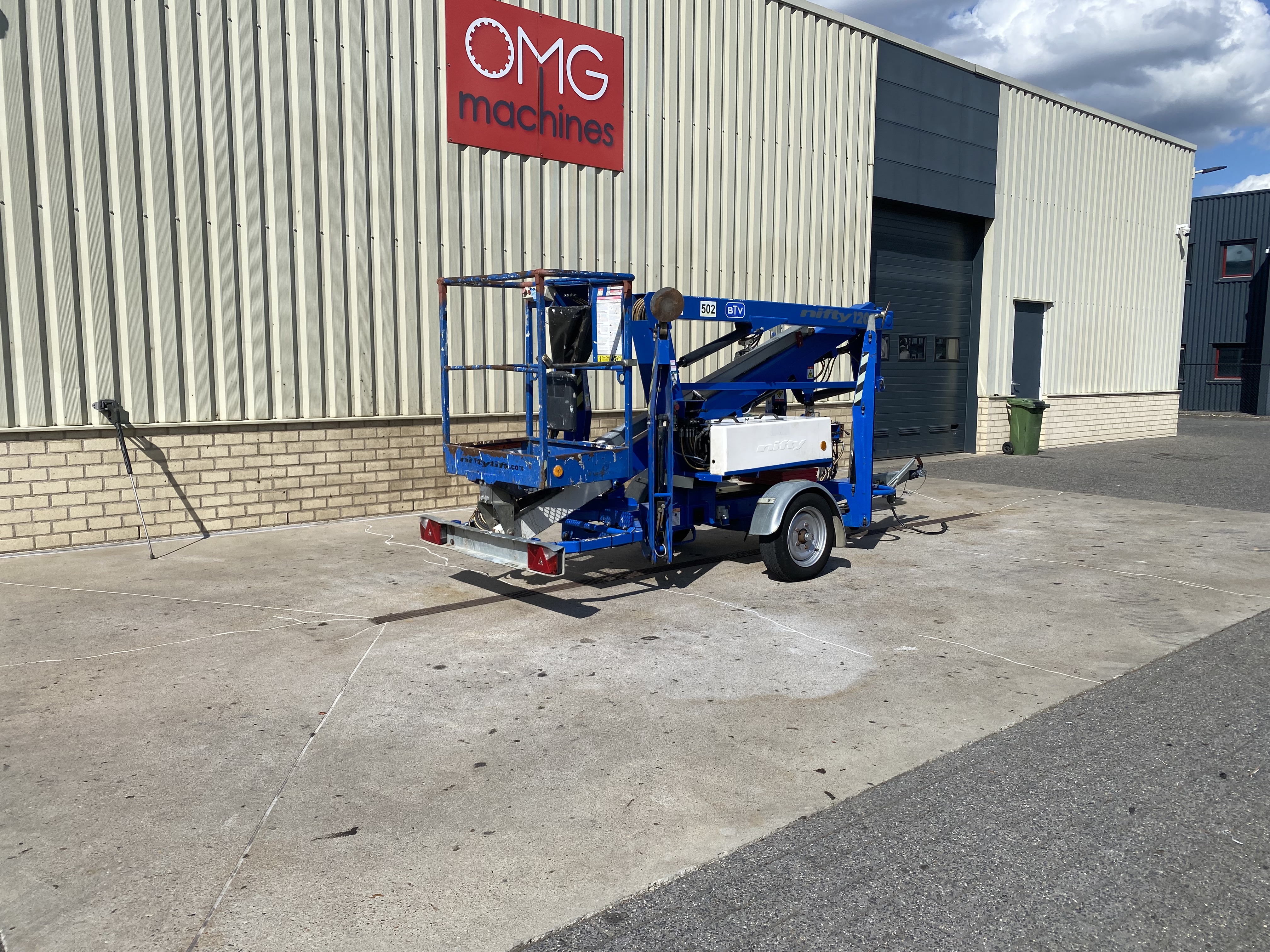 Gebruikt 2016 Niftylift 120TAC, Aanhanger hoogwerker, 12 meter