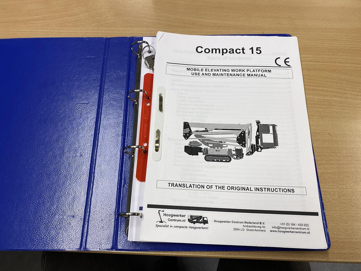 Gebruikt 2021 Compact 15 DA, Spin hoogwerker, 15 meter