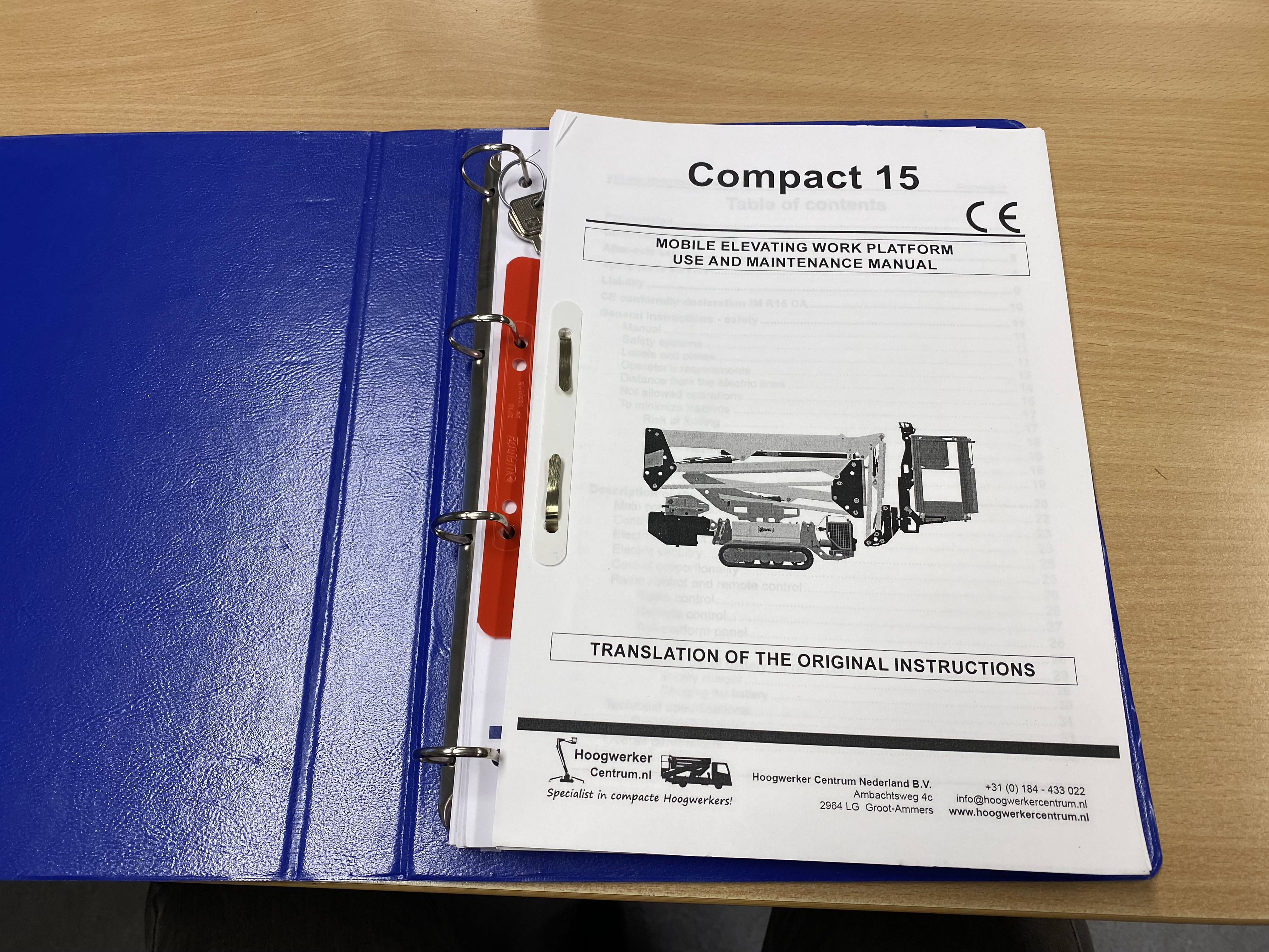 Gebruikt 2021 Compact 15 DA, Spin hoogwerker, 15 meter