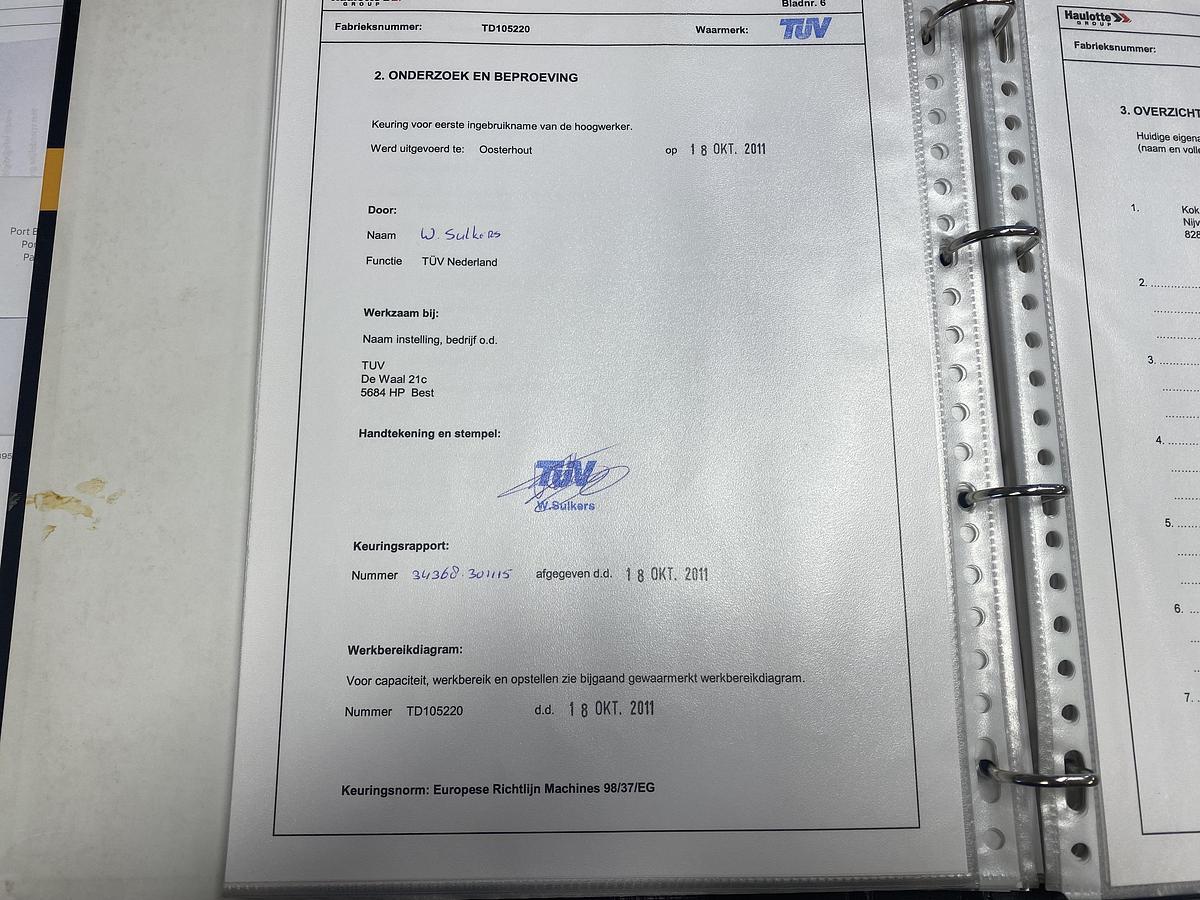 Gebruikt 2008 Haulotte H14TX, Hoogwerker, 14 meter