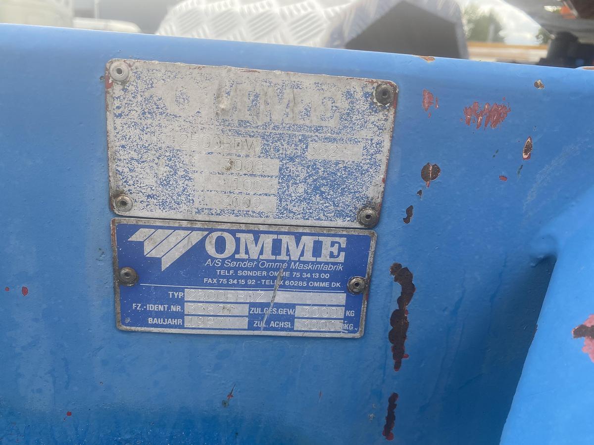 Gebruikt 1997 Omme 2500 EBDZ, Aanhanger hoogwerker