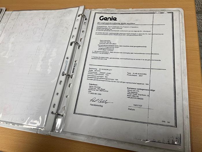 Gebruikt Genie GS 3232, Schaar Hoogwerker, 12 meter